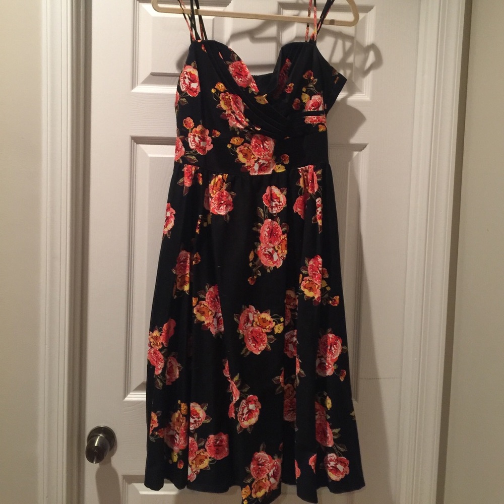 Retro floral dress